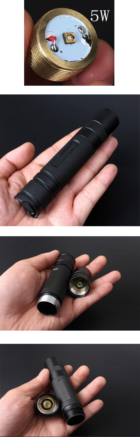 Inside Korea 5W UV LED UV 365nm Flashlight Inside Korea 5W UV LED UV 365nm Flashlight
