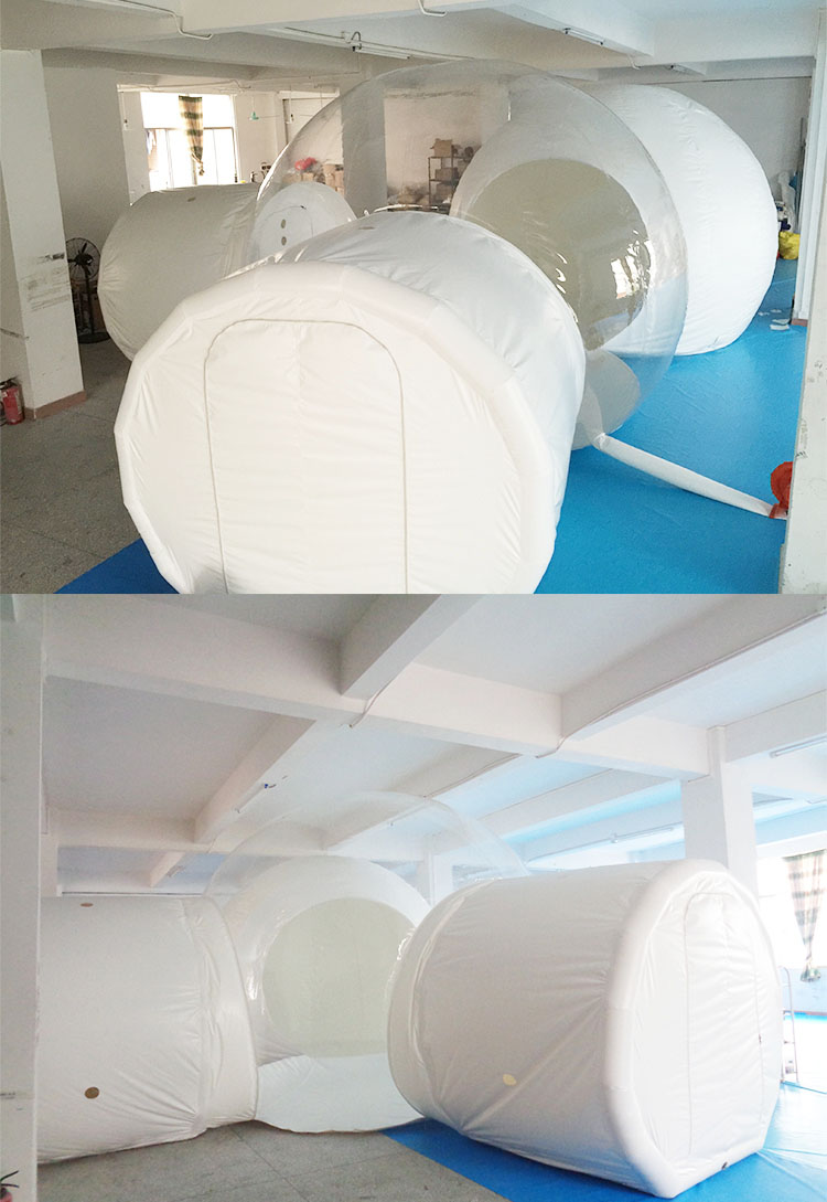 PVC Material Customized Transparent Clear Bubble Tent Inflatable Crystal Bubble Rooms For Sale