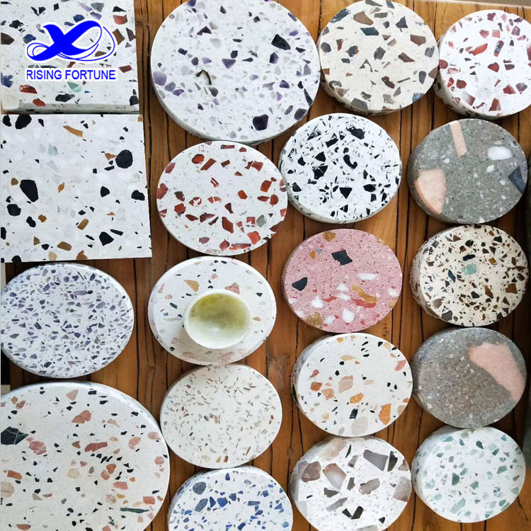 terrazzo cup coasters 