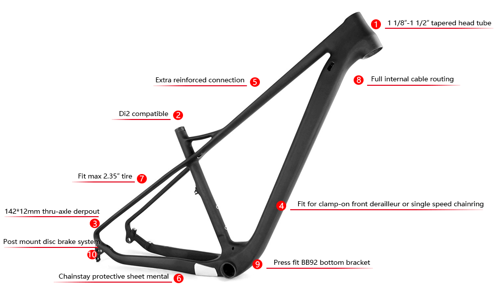 carbon bicycle frame