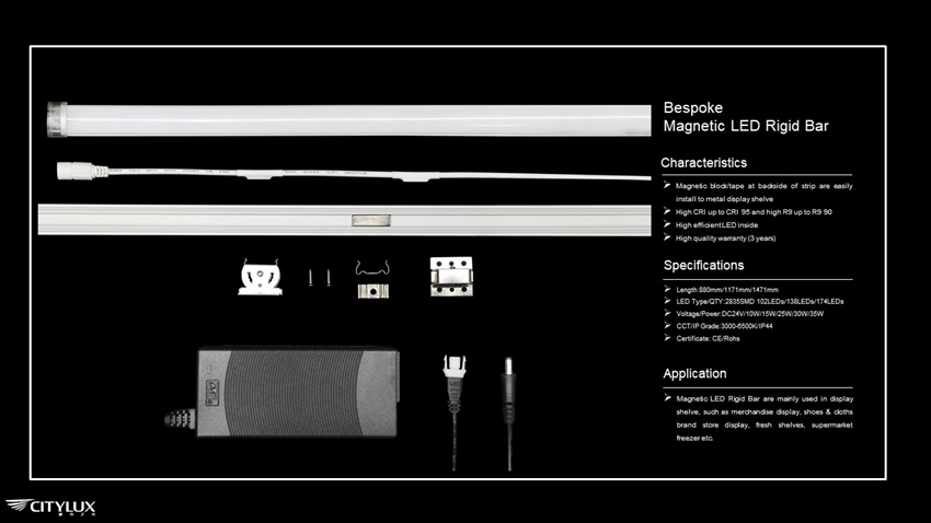 Bespoke Magnetic LED Rigid Bar