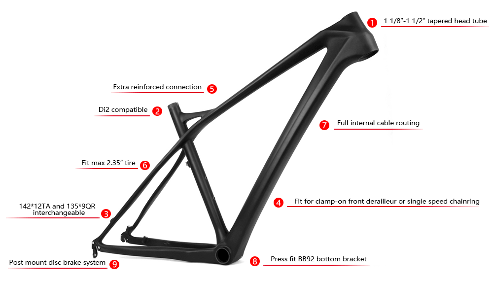 carbon 29er frame