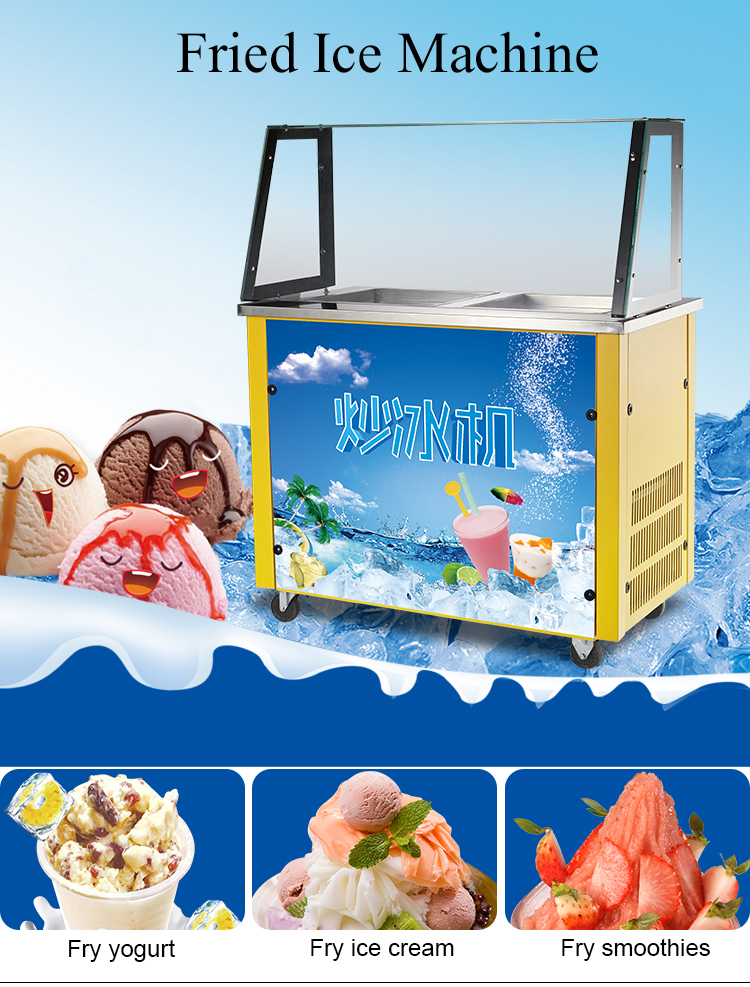 fried ice cream roll machine fried ice cream roll machine