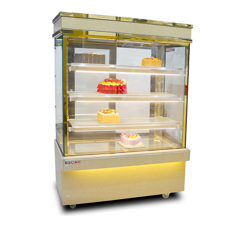 cake display fridge