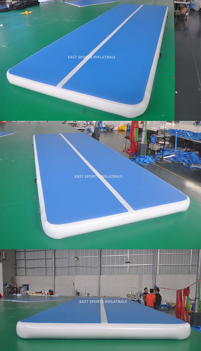 Inflatable Air Track Gymnastics Prix Tumbling Mat Air Floor for Home Use, Beach, Park, and Water