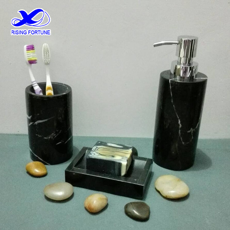 Black Marble Soap Dispenser Black Marble Soap Dispenser