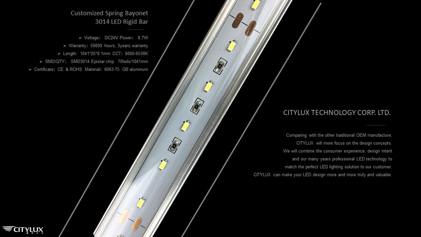 Spring Bayonet 4014 LED Rigid Bar Spring Bayonet 4014 LED Rigid Bar