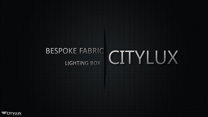 Bespoke Fabric LED Lighting Box