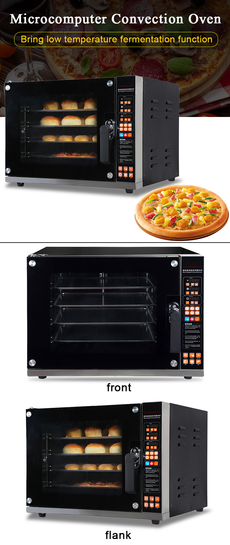 Microcomputer convection Oven