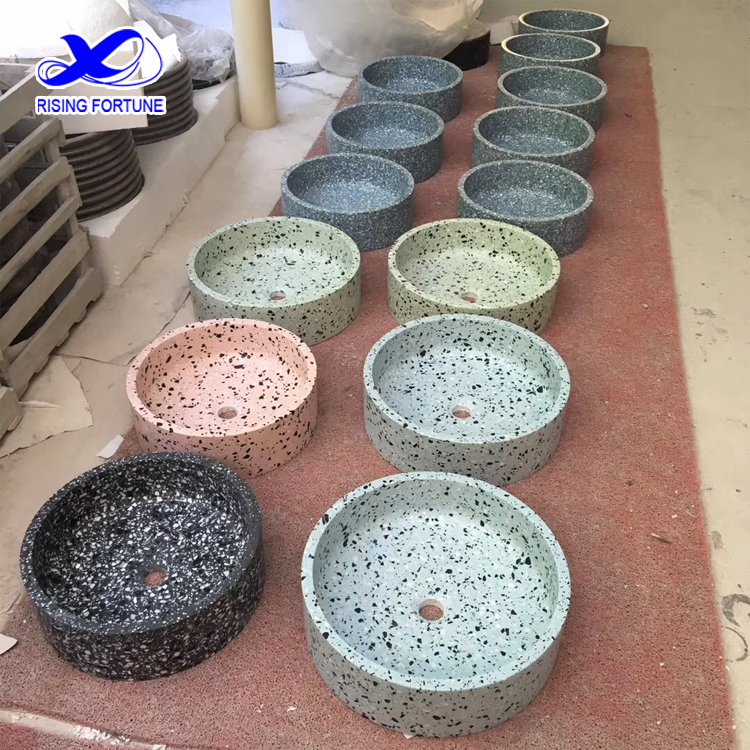 terrazzo vessel sinks 