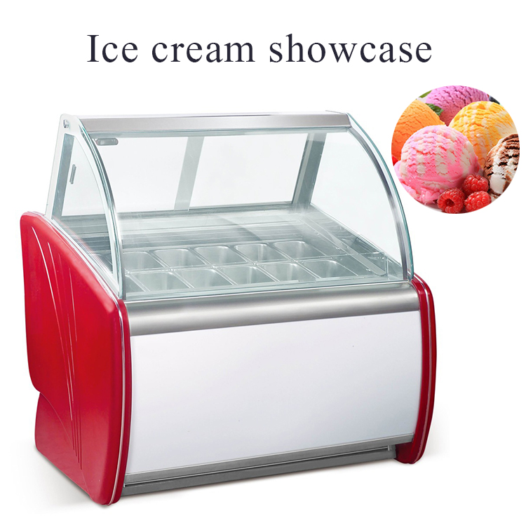 ice cream showcase freezers