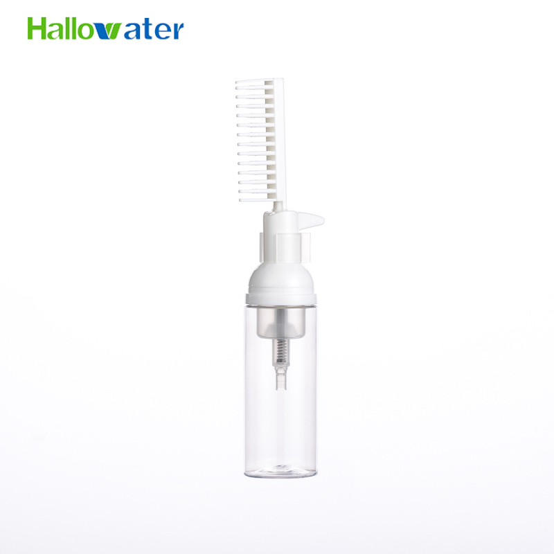 Comb foam pump fit on bottle Comb foam pump fit on bottle