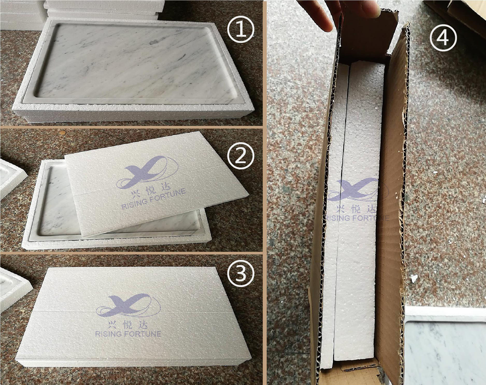 marble tray packing marble tray packing