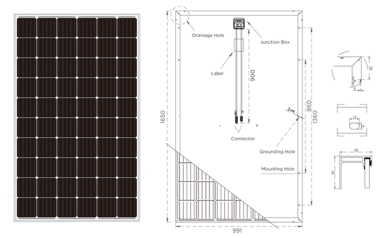 mono solar panel 300w mono solar panel 300w