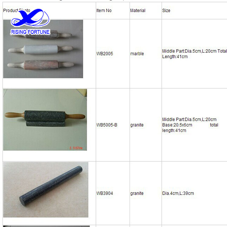 stone rolling pin stone rolling pin