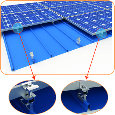 solar panel roof mounting rails