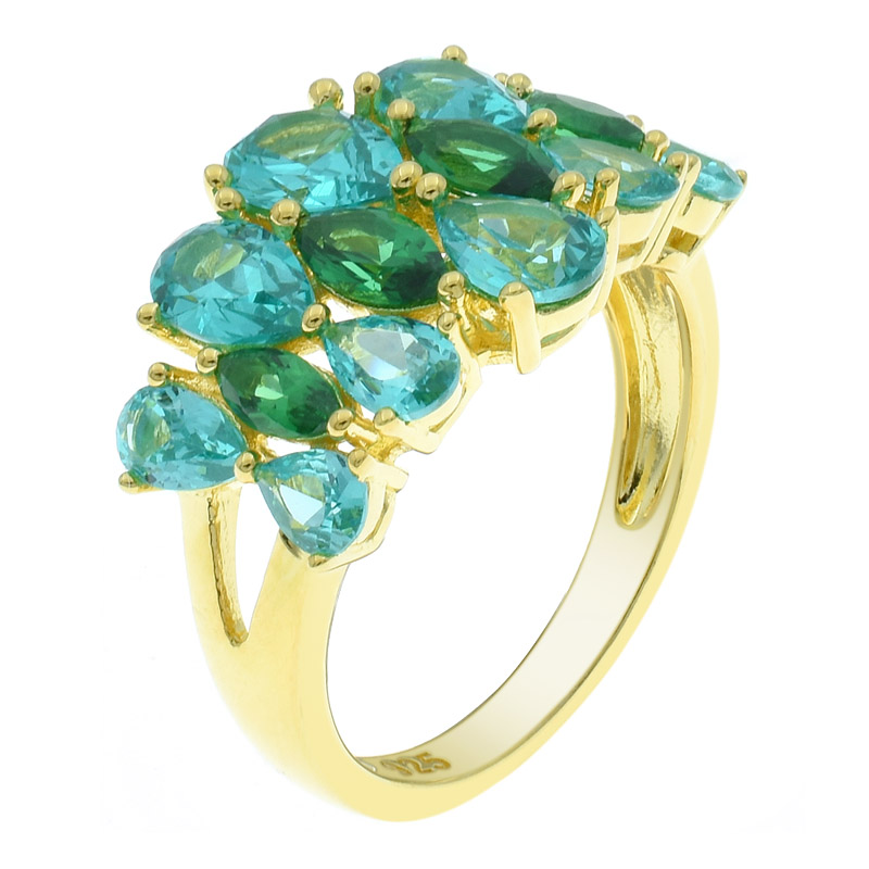 Women Cluster Ring With Split Shank Women Cluster Ring With Split Shank