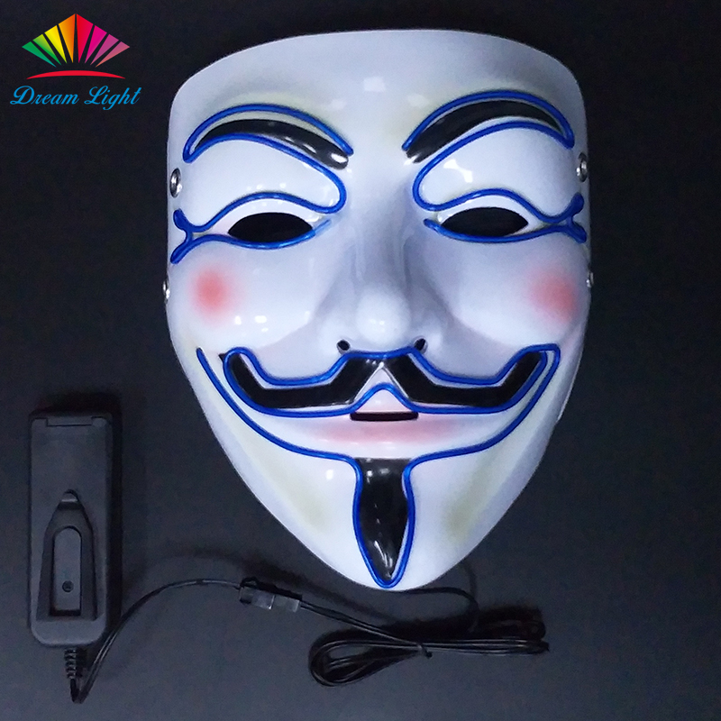 LED Guy Fawkes Mask