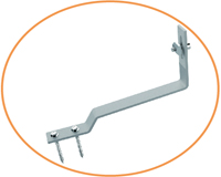 L-shaped stainless steel hooks