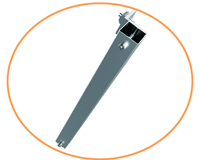 Back leg - ballast roof mount Back leg - ballast roof mount