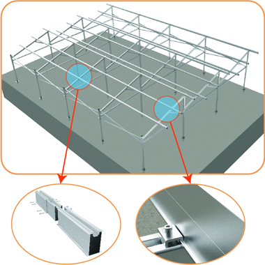 agriculture tracking solar panel mount