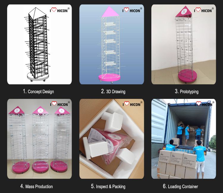 Keychain Screwdriver Display Rack