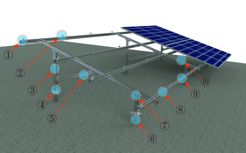 galvanized solar mounting brackets