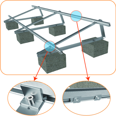 Solar triangle mounting systems
