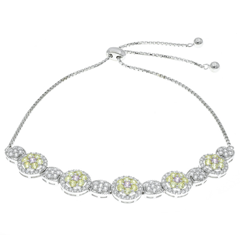 Composite Alternating Bolo Silver Bracelet Composite Alternating Bolo Silver Bracelet