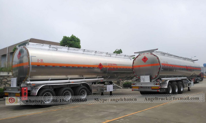 Aluminium fuel transportation truck