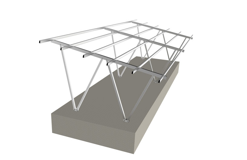 solar panel mounting structure