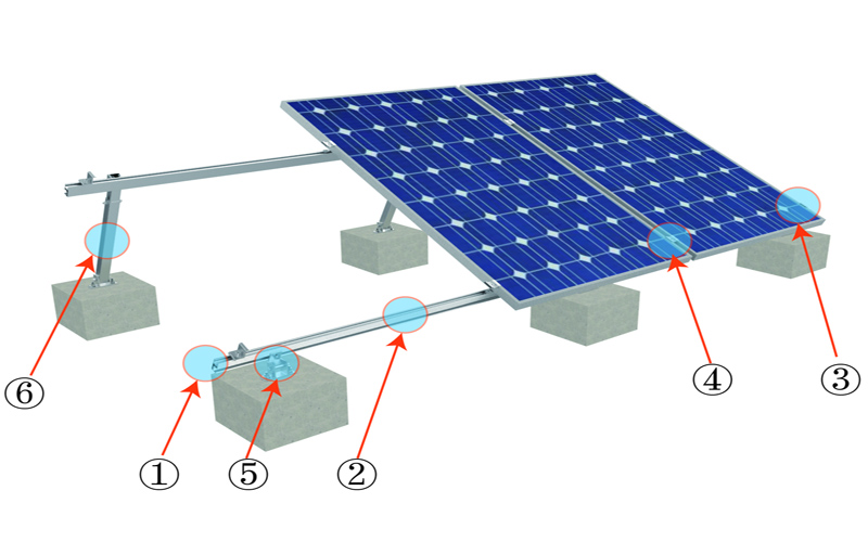 adjustable solar panel roof mount