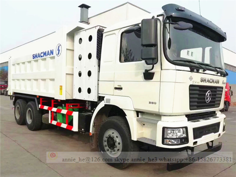 LNG dump truck Shacman