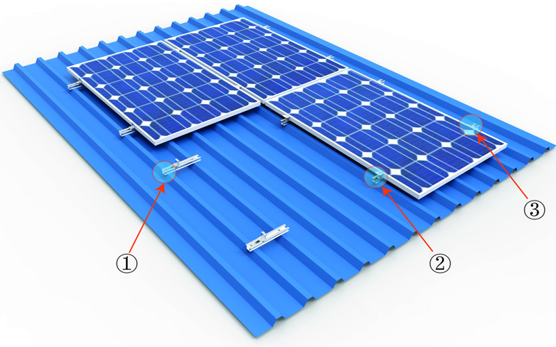 solar panel flat roof mounting system 