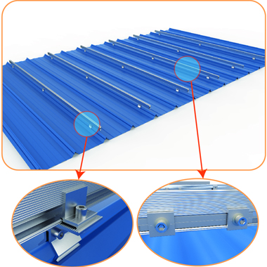 solar panel roof mounting rails