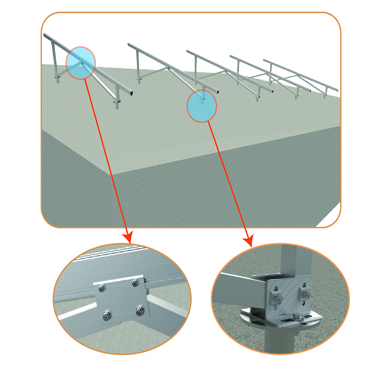 utility scale solar panel racking systems