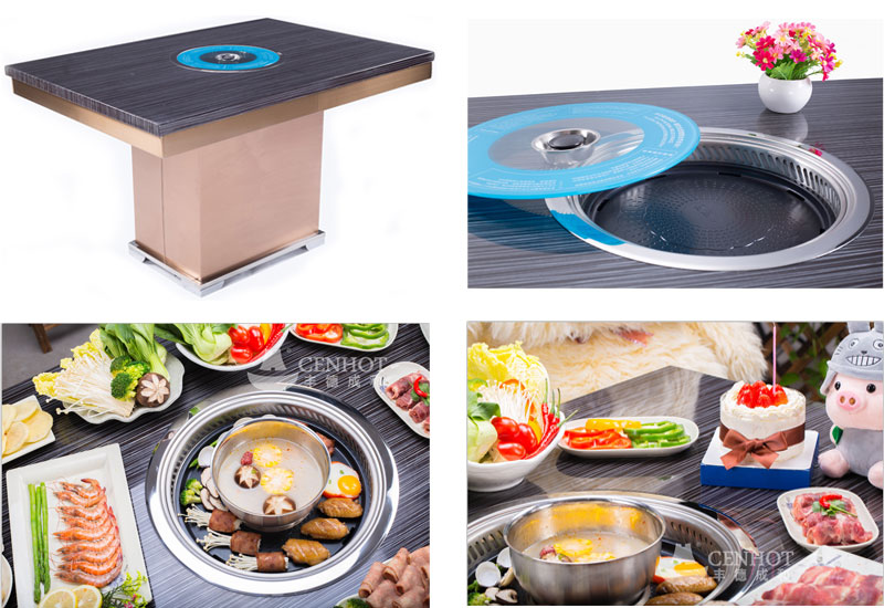 Restaurant Korean BBQ Grill on the table-CENHOT Restaurant Korean BBQ Grill on the table-CENHOT