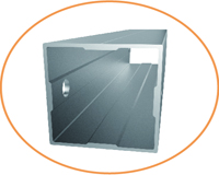 Aluminum alloy square tube Aluminum alloy square tube