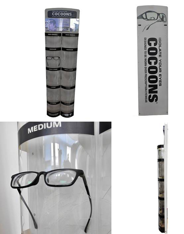 custom made glasses display rack