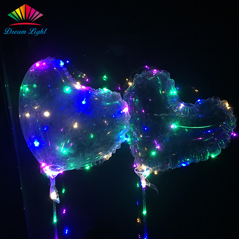 Heart Shaped Led Bobo Balloon