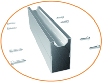 Solar rail splice Solar rail splice