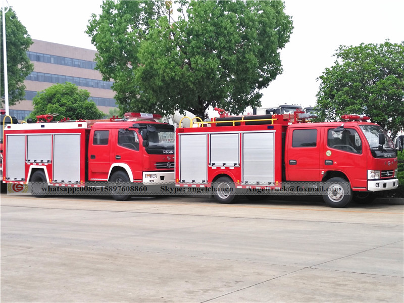 Fire fighting tank truck