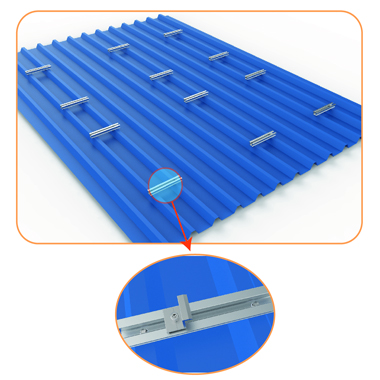 flat roof mounting system for pv panels