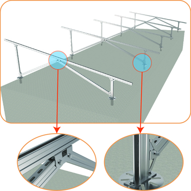 ground mount solar racking