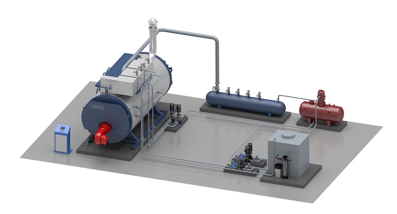 Condensing Steam Boiler System 