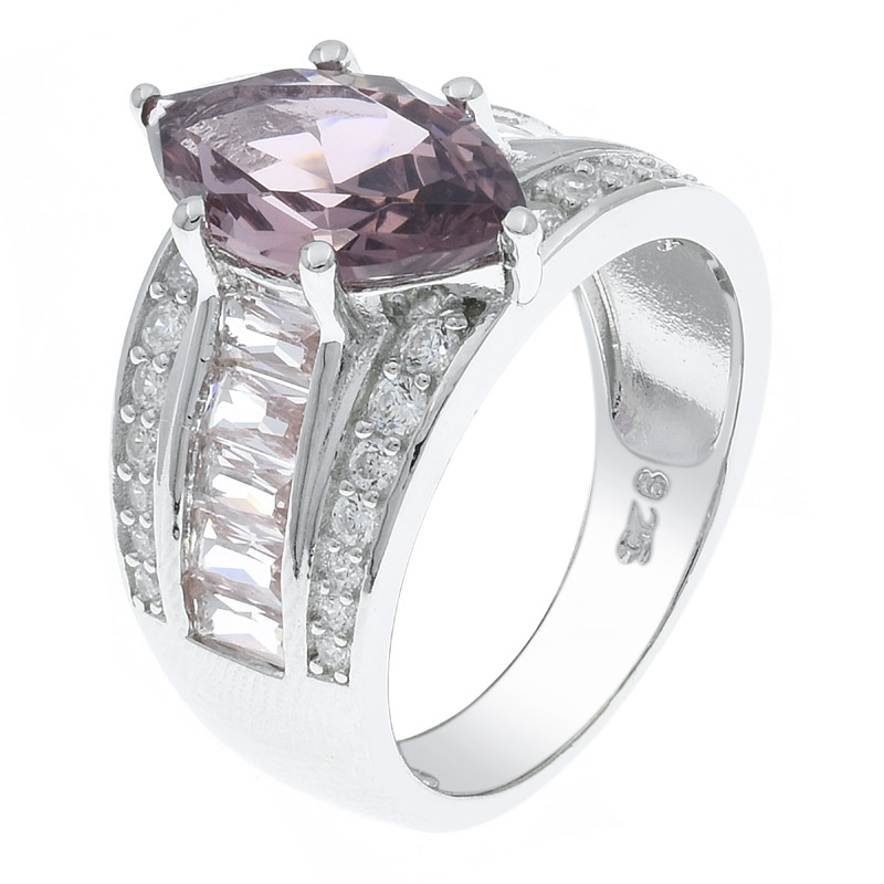 Women Nice Handcrafted Ring With Morganite Nano Women Nice Handcrafted Ring With Morganite Nano