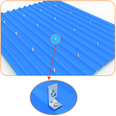 flat roof solar mounting