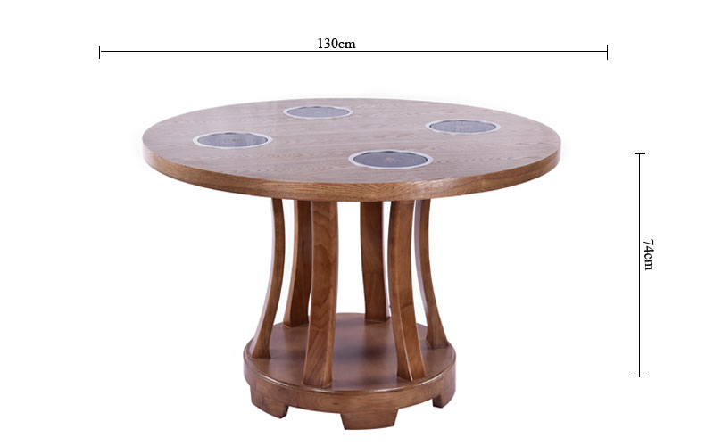 CENHOT Built In Hot Pot Shabu Table For Sale China CH-T23 table size CENHOT Built In Hot Pot Shabu Table For Sale China CH-T23 table size
