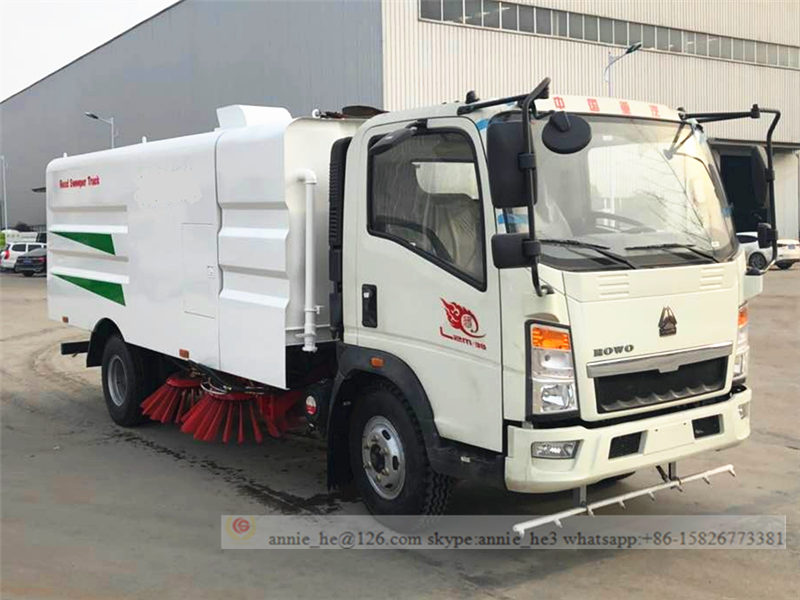 Sino road sweeper truck Sino road sweeper truck