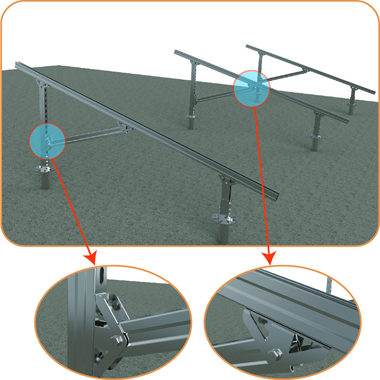 galvanized solar panel mounting systems